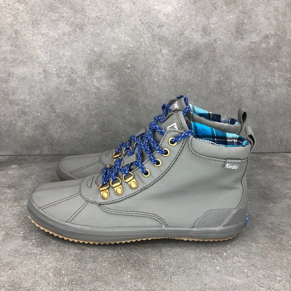 Keds Scout II Water Resistant Lace Up Ankle Boot, Grey, Women's 7 - Picture 3 of 8